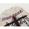 Gothic High Street Harajuku Unisex Emo Sweater Letter Printing Oversize Loose Hip Hop Pullover Autumn Winter Women's Sweaters