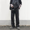 Gothic Jeans Niche smudge straight couple jeans spring loose personality men women tie-dye irregular distressed old daddy pants