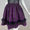 Gothic Lace Lolita Mini Skirt Woman Kawaii Plaid Pleated Pastel Goth Faldas E Girl Clothes Dark Academia Preppy Style Skirts