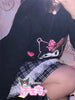 Gothic Lace Lolita Mini Skirt Woman Kawaii Plaid Pleated Pastel Goth Faldas E Girl Clothes Dark Academia Preppy Style Skirts
