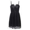 Gothic Mesh Lace Up Dresses with Bandage Women Fairy Grunge Slim Fit Long Sleeve Dresses Egirl See-through Femme Backless Robe