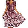 Great Women Dress Mid-calf Length Breathable Quick Dry Vintage Women Dress