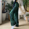 Green Jeans Women High Waist Mom Flared Jeans 2022 Loose Jeans Straight Pants Long Streetwear Y2k Denim Trousers