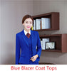 Green Long Sleeve Autumn Winter Formal  Styles Blazers Coat Female Tops Blazer Outwear For Business Women Plus Size