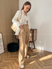 Green high-end suit jacket women's 2023 spring Korean style casual temperament silhouette suit