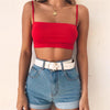Sexy Off Shoulder Sleeveless Summer Crop Top 2022 Women Camis Backless Slim Short Tank Top Women Cropped Feminino Tops