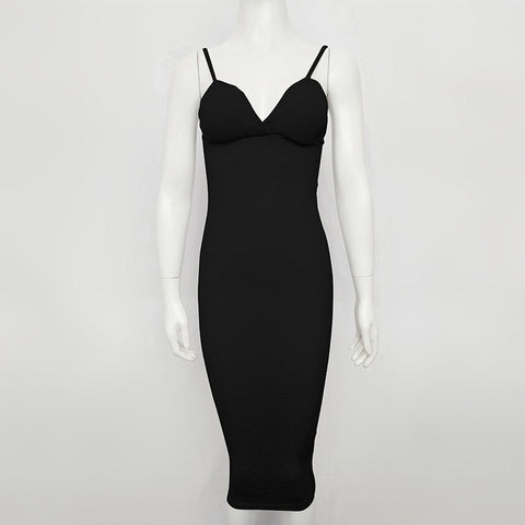 V-Neck Spaghetti Strap Sexy Summer Dress Backless Sheath Party Women Dress Beach Bodycon Ladies Vestidos Women Dresses