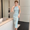 H Han Queen 2 Pieces Set Women 2022 Summer Sleeveless Crop Top And Sheath Bodycon Pencil Skirts Korean Chic Office Lady Suit