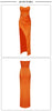 VC Women's Long Dress With Draped Design, Belt Decoration, Sleeveless Tube Top, Side High Slit Satin Skirt