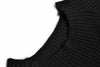 MoaaYina Designer dress Spring Autumn Women's Dress Sashes knitting Long sleeve Patchwork Pleated Dresses