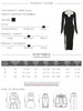 Y-L 2023 Fall Women's Black Color Tight Dresses Sexy Hollow Out Side Split Long Sleeve Bodycon Maxi Dress Party Club Streetwear