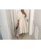 MATAKAWA Autumn and Winter Elegant Hooded Zipper Woman Dress High Waist Big Swing Femme Robe Korea Chic Sweatshirt Long Dresses