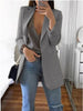 Women Blazer Casual Long Sleeve Blazers Plus Size Office Lady Suit Jacket OL Turn-down Collar Woman Coat Cardigan Formal Blazers