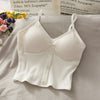 Woman Knitted Tank Top Women Strap Vest Sexy Female Knitting Crop Top Dropshipping