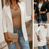 2022 New Women's Business Blazers Spring Autumn All-match Female Jackets Slim Long-sleeve Casual Solid Blazer Women Clothes Top
