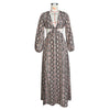 Party Sexy Dress Women Serpentine Print V Collar Long Sleeve Sexy Outfit 2023 Night Club Snakeskin Dress Front Open Casual Dress