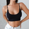 2022 Summer Cool Women Sexy Solid Color Cami Tank Top Bustier Bra Vest Crop Top Bralette Blouse Singlet Girls Fashion Tee Tops