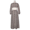 Party Sexy Dress Women Serpentine Print V Collar Long Sleeve Sexy Outfit 2023 Night Club Snakeskin Dress Front Open Casual Dress