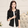 Medium-long slim  elegant women's suit female formal solid color blazer coat women vestidos