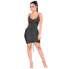 Bodycon Bandage Dress New Robe Sexy Deep-V Neck Women Party Dress Ruched Club Backless Short Mini Summer Dresses
