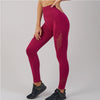 HEYJOE New Leggings For Women Ladies Mesh Breathable Leggings Slim High Waist Elastic Leggings Women Fitness Sexy Hips Leggings