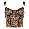 HEYounGIRL Cheetah Print Y2K Corset Crop Top Women Harajuku Sexy Sleeeveless Camisole Camis Top Ladies Summer Leopard Vest 2022