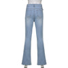HEYounGIRL Vintage Elegant Skinny Low Rise Jeans Casual Blue Woman Denim Trousers 2000s Aesthetic Kawaii Cute Pants