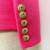 2022 Runway Designer Blazer Jacket Women's Classic Metal Lion Buttons Double Breasted Slim Fitting Blazer