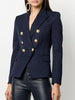 2023 Designer Jacket Women's Classic Slim Fitting Metal Lion Buttons Double Breasted Blazer Outer S-5XL