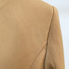 2023 Star Style Designer Jacket Women's Classic Lion Buttons Double Breasted Slim Fit Blazer Brown