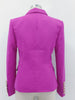 HIGH STREET 2023 Designer Blazer Women's Double Breasted Lion Buttons Slim Fitting Gorgeous Purple Blazer Jacket