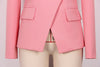 HIGH STREET 2023 Designer Jacket Women's Double Breasted Slim Fitting Blazer