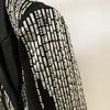 HIGH STREET 2023 Designer Jacket Women's Double Breasted Luxurious Stunning Silver Metal Buttons Beaded Blazer