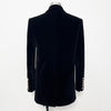 HIGH STREET 2023 Designer Jacket Women's Badge Beaded Double Breasted velvet Long Blazer