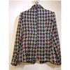 HIGH STREET Newest Runway 2022 Designer Blazer Women's Lion Metal Buttons Houndstooth Short Jacket Blazer Coat