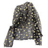 HISUMA Autumn Mesh Gauze Women Long Sleeve Pullover Basic Shirt Casual Lady Elastic Slim Embroidery Floral Lace Chic Blouse Tops