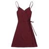 HOT Sell dress summer 2022 Women Casual Dress Sleeveless V Neck Loose Dress Evening Party casual dress elegant vestidos J18#N