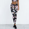 HOT Slim Women Floral Leggings Fashion Fitness Leggings Stretch Woman High Waist Long Trousers Ladies Skinny Leggings