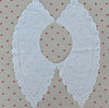 white cotton Embroidery Lace Fabric DIY applique collar trim ribbon neckline craft Sewing guipure wedding dress cloth decor