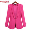 2022 Black Women Blazers And Jackets New Spring Autumn Casual Office Women Suits Slim Solid Female Jacket Plus Size 5XL