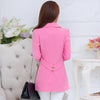 Blazer Women Suit 2022 New Long Sleeve Blazers Women Clothing Long Slim Spring And Autumn Suits Female Outerwear Blue