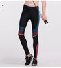 New Stripe Hip Skinny Leggings Fitness Ladies Elastic Pants Women Sweatpants Workout Trousers Pantalon femme Slim Leggins