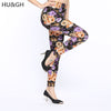 Causal Women Leggings Fashion Star Print Leggins High Wast Plus Size Elasticity Slim Pant legging for Woman