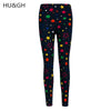 Causal Women Leggings Fashion Star Print Leggins High Wast Plus Size Elasticity Slim Pant legging for Woman