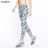 Causal Women Leggings Fashion Star Print Leggins High Wast Plus Size Elasticity Slim Pant legging for Woman