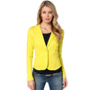 HYH  Solid Full Single Breasted Blazers Notched Hot Stylish Comfortable Solid Color Female Clothing  Coats
