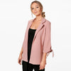 HYH  Three Colors Office Lady Casual Coats Lace Up Three Quarter Sleeve Female Slim Elegant Blazers Women  Blazers