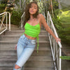 Backless Chain Sling V Neck Sexy Camis Strapless Woman Stretchy Crop Tops Party Club Streetwear 2022 New Basic Tank Top Female