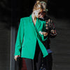 Hailey's Same Green Suit Casual Spring Summer Street Daily Female Wear/Hailey Women'S Blazer Classic Fit Single Breasted