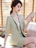 Half Sleeve Suits Women 2022 Summer Temperament Business Formal Pink Blazer And Skirt Office Ladies Work Wear